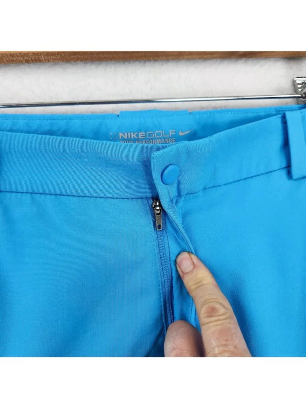 Nike Pants Mens 35x32 Blue Dri-FIT Tour Performance Golf Stretch Straight Chino